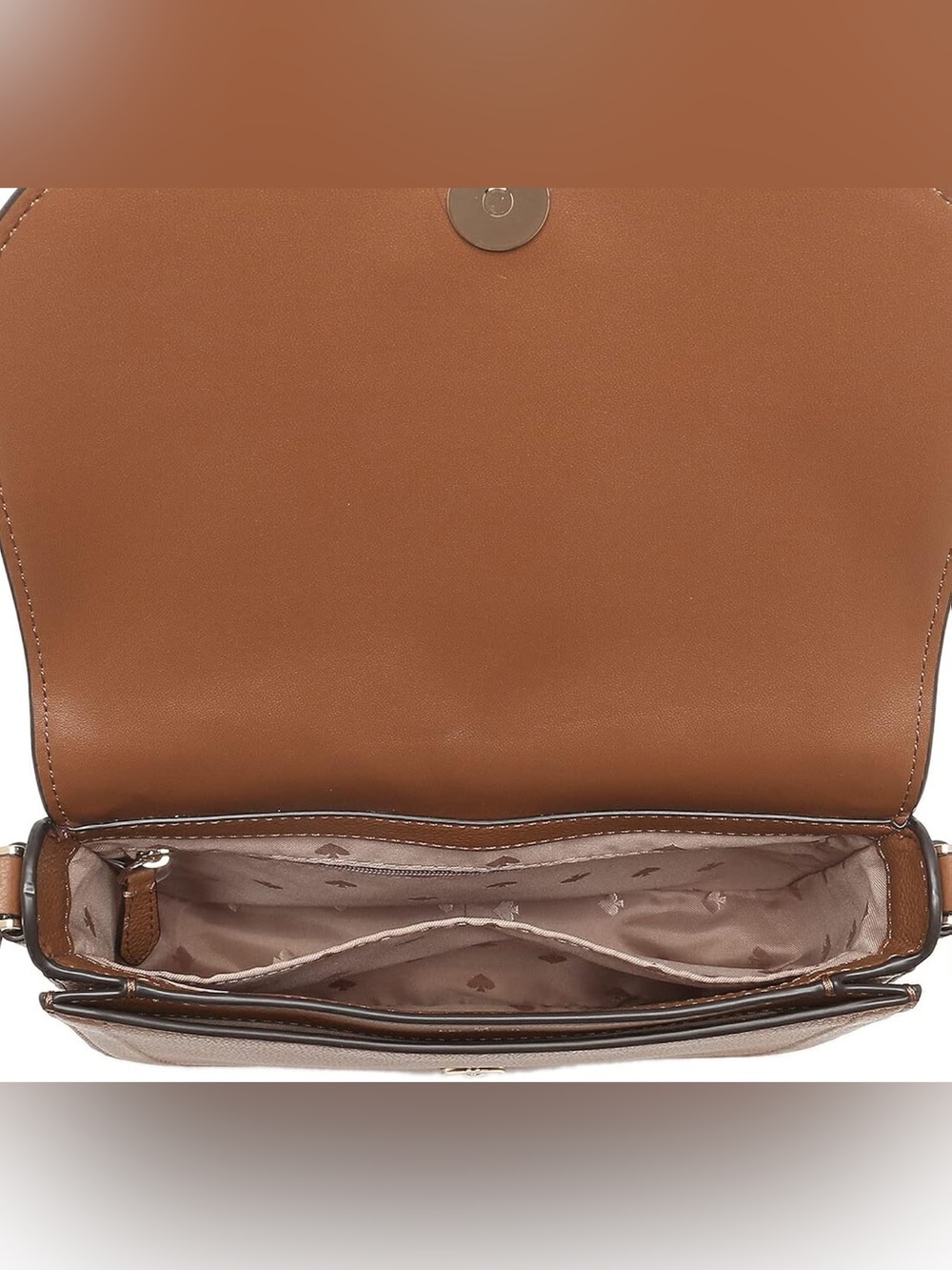 Kate Spade Blake Braun Pebble Brown Saddle Crossbody - Picture 7 of 16